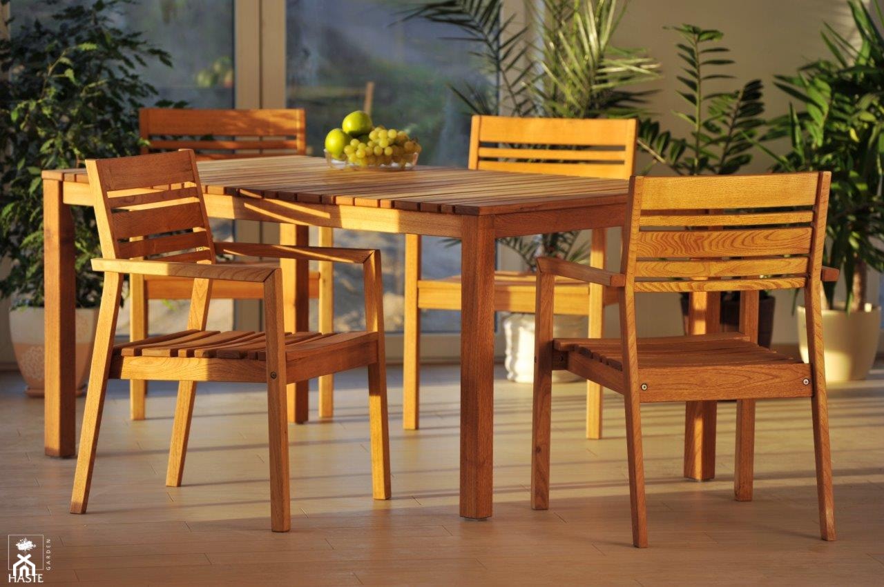 Stół + 6 foteli komplet mebli ogrodowych MARIS - zdjęcie od Haste Garden - Homebook