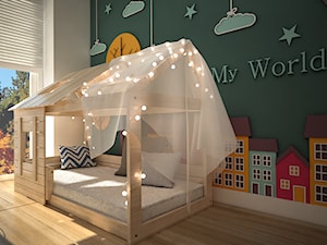 pokój zabaw - Średni pokój dziecka dla dziecka dla chłopca dla dziewczynki, styl skandynawski - zdjęcie od WNĘTRZOMANIA