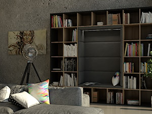antresola - Salon, styl minimalistyczny - zdjęcie od WNĘTRZOMANIA