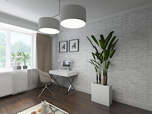 Opaczewska - Średnie szare biuro, styl nowoczesny - zdjęcie od TutajConcept