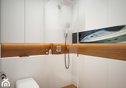 KWIRYNÓW - Średnia bez okna łazienka, styl nowoczesny - zdjęcie od TutajConcept