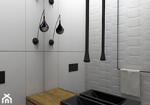 Zalesie Dolne I - Mała łazienka, styl nowoczesny - zdjęcie od TutajConcept