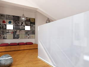 Zalesie Dolne II - Średni biały hol / przedpokój, styl nowoczesny - zdjęcie od TutajConcept