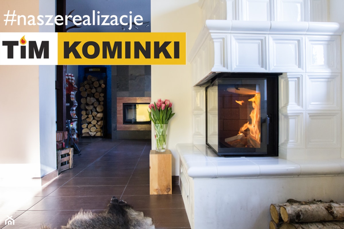 Kominek w białym kaflu - zdjęcie od TiM Kominki - Homebook