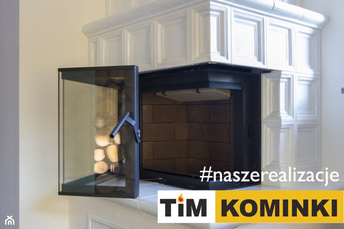 Kominek w białym kaflu - zdjęcie od TiM Kominki - Homebook