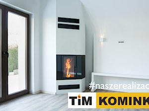 Pionowy kominek w szkle - zdjęcie od TiM Kominki