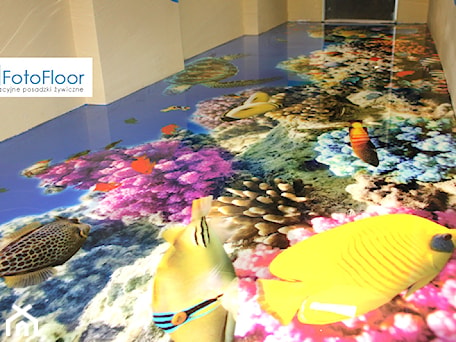 Aranżacje wnętrz - Hol / Przedpokój: Podłoga 3D w przedszkolu. Rafa koralowa. - FotoFloor. Przeglądaj, dodawaj i zapisuj najlepsze zdjęcia, pomysły i inspiracje designerskie. W bazie mamy już prawie milion fotografii!