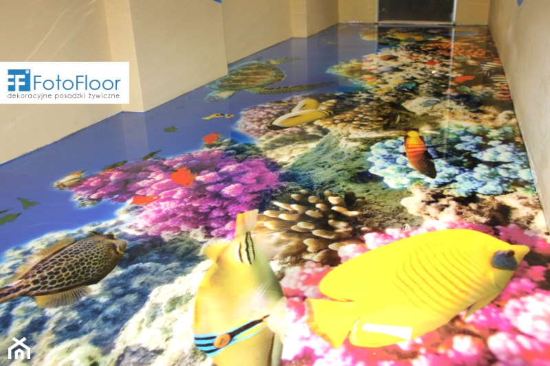 Podłoga 3D w przedszkolu. Rafa koralowa. - zdjęcie od FotoFloor - Homebook