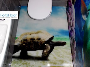Posadzka graficzna w łazience - zdjęcie od FotoFloor