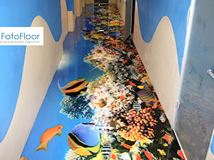 Podłoga 3D w przedszkolu. Rafa koralowa. - zdjęcie od FotoFloor