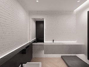 Łódzki loft - Łazienka, styl minimalistyczny - zdjęcie od mess architects