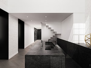 Łódzki loft - Duża kuchnia, styl minimalistyczny - zdjęcie od mess architects