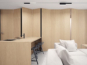 Projekt mieszkania typu studio - Średnia kuchnia, styl minimalistyczny - zdjęcie od mess architects