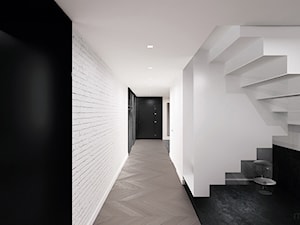 Łódzki loft - Schody, styl minimalistyczny - zdjęcie od mess architects