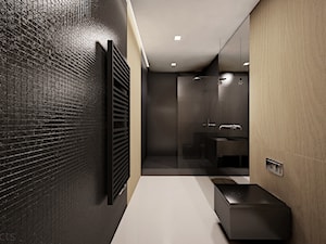 Projekt mieszkania typu studio - Łazienka, styl minimalistyczny - zdjęcie od mess architects