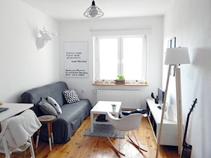 Pokój 14m2 - Salon, styl skandynawski - zdjęcie od Farfocle