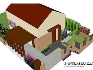 Projekty & Wizualizacje Nowoczesnych Ogrodów - Ogród, styl minimalistyczny - zdjęcie od KingaBerowska