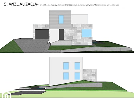 Aranżacje wnętrz - Ogród: Projekty & Wizualizacje Nowoczesnych Ogrodów - Ogród, styl nowoczesny - KingaBerowska. Przeglądaj, dodawaj i zapisuj najlepsze zdjęcia, pomysły i inspiracje designerskie. W bazie mamy już prawie milion fotografii!