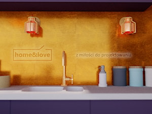 Kuchnia Gold & Violet Home&Love - zdjęcie od Home&Love