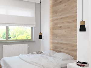 Apartament na Rudzkiej - Mała średnia sypialnia, styl skandynawski - zdjęcie od Design Factory Studio Projektowe