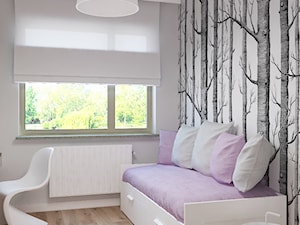 Apartament na Rudzkiej - Małe w osobnym pomieszczeniu z sofą szare biuro, styl skandynawski - zdjęcie od Design Factory Studio Projektowe