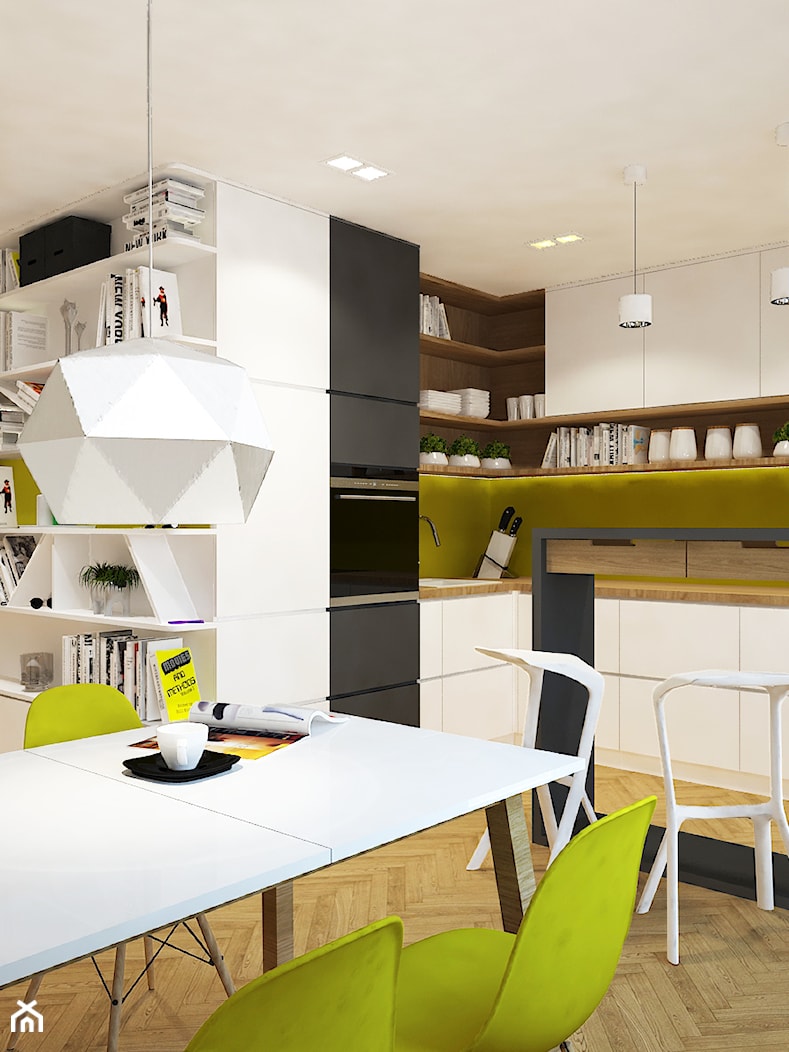 Nowe mieszkanie w starym bloku - Kuchnia, styl skandynawski - zdjęcie od Design Factory Studio Projektowe - Homebook
