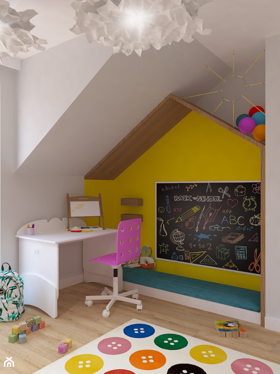 Dom jednorodzinny na Rataja - Pokój dziecka, styl skandynawski - zdjęcie od Design Factory Studio Projektowe