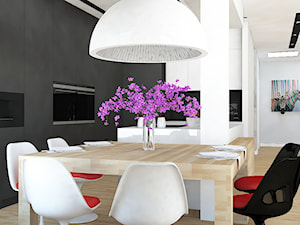 Apartament na Wilanowie - Kuchnia, styl nowoczesny - zdjęcie od Design Factory Studio Projektowe