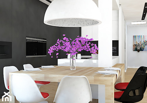 Apartament na Wilanowie - Kuchnia, styl nowoczesny - zdjęcie od Design Factory Studio Projektowe