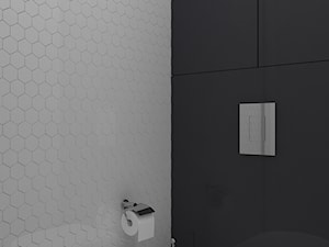 Nowe mieszkanie w starym bloku - Mała średnia łazienka, styl nowoczesny - zdjęcie od Design Factory Studio Projektowe