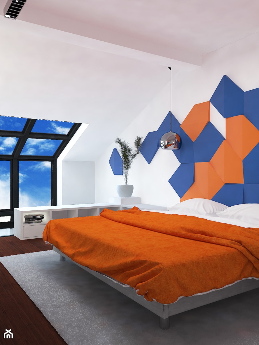 Loft ! - Sypialnia, styl nowoczesny - zdjęcie od Design Factory Studio Projektowe