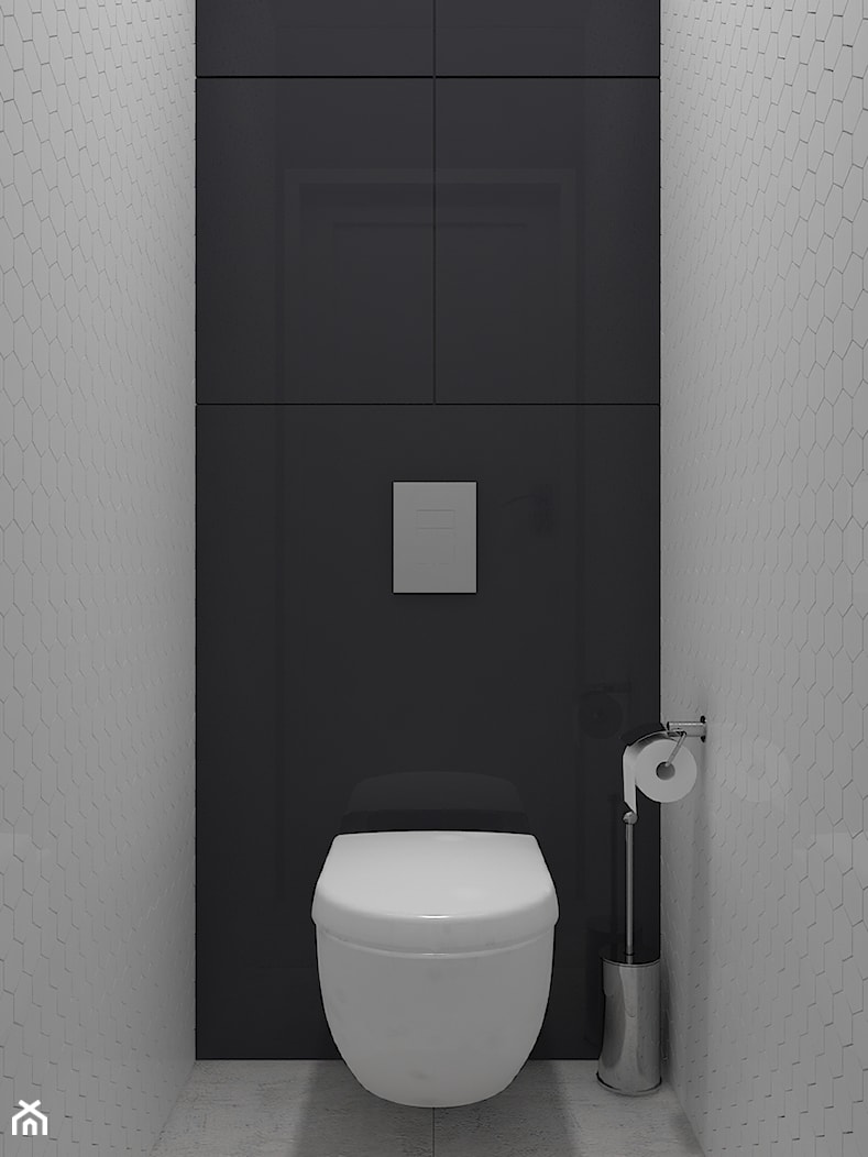 Nowe mieszkanie w starym bloku - Mała łazienka, styl nowoczesny - zdjęcie od Design Factory Studio Projektowe - Homebook