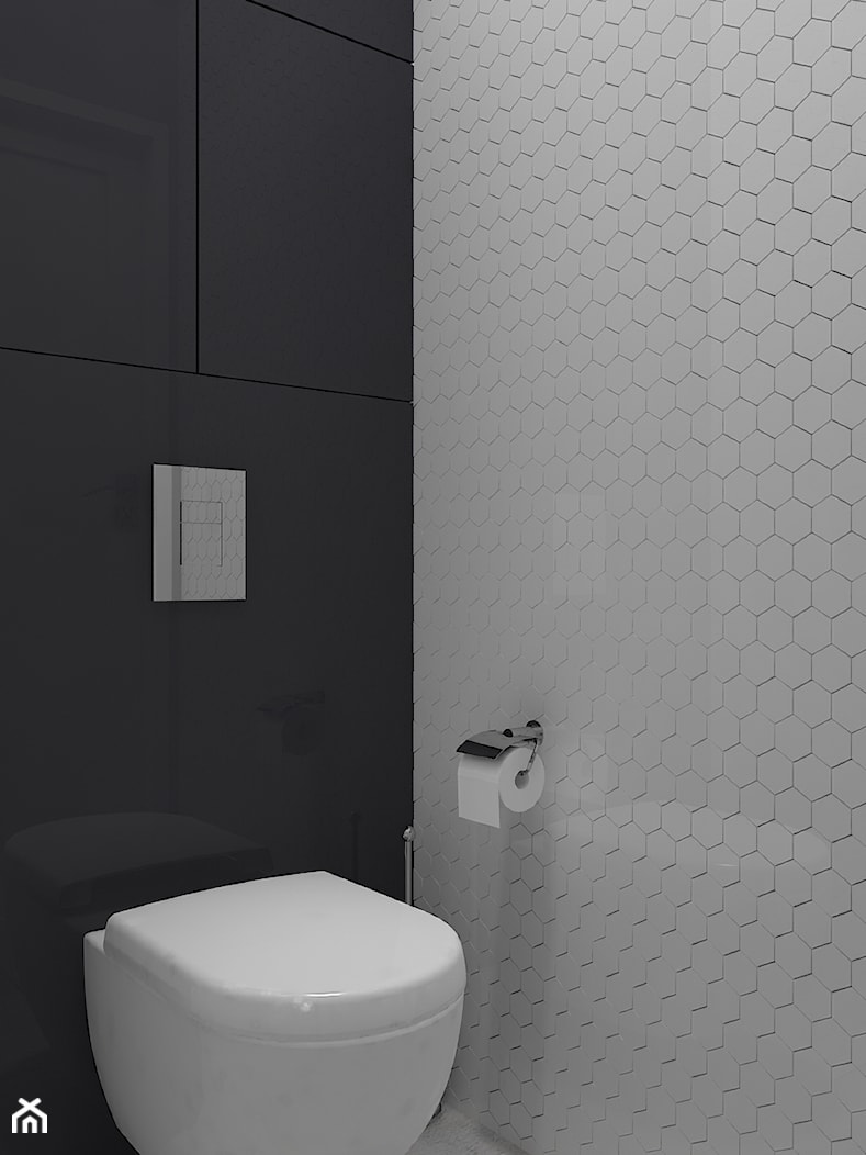 Nowe mieszkanie w starym bloku - Mała łazienka, styl nowoczesny - zdjęcie od Design Factory Studio Projektowe - Homebook