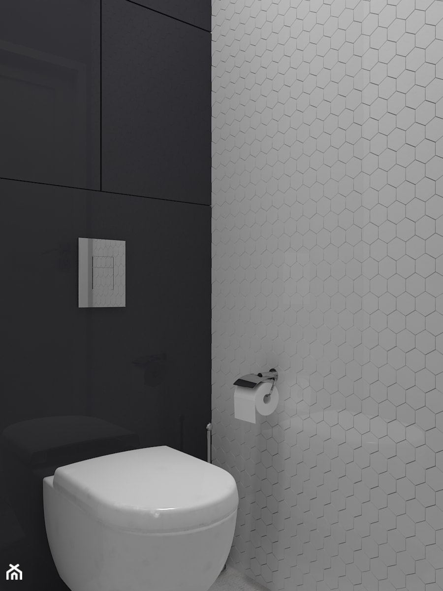 Nowe mieszkanie w starym bloku - Mała łazienka, styl nowoczesny - zdjęcie od Design Factory Studio Projektowe