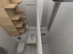W kamienicy na Piotrowskiej - Mała łazienka, styl skandynawski - zdjęcie od Design Factory Studio Projektowe