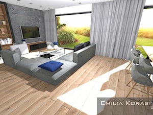 SALONY - Salon, styl nowoczesny - zdjęcie od EMILIA KORABIEC DESIGN