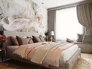 Sypialnia z Żurawiami - zdjęcie od EMILIA KORABIEC DESIGN