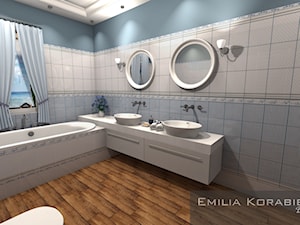 ŁAZIENKI - Łazienka, styl tradycyjny - zdjęcie od EMILIA KORABIEC DESIGN