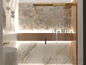 ŁAZIENKI - Łazienka, styl nowoczesny - zdjęcie od EMILIA KORABIEC DESIGN