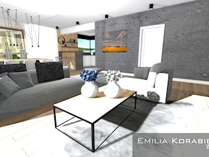 SALONY - Salon, styl nowoczesny - zdjęcie od EMILIA KORABIEC DESIGN