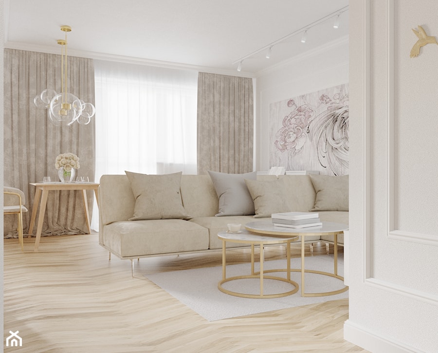 SALONY - Salon, styl nowoczesny - zdjęcie od EMILIA KORABIEC DESIGN