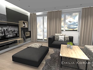 SALONY - Salon, styl nowoczesny - zdjęcie od EMILIA KORABIEC DESIGN