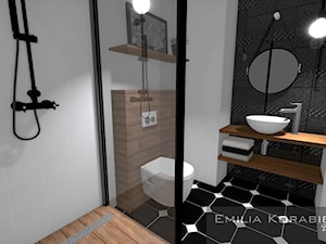 ŁAZIENKI - Łazienka, styl nowoczesny - zdjęcie od EMILIA KORABIEC DESIGN