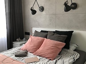 Mieszkanie w Krakowie - Mała sypialnia, styl nowoczesny - zdjęcie od aagaagusiaa