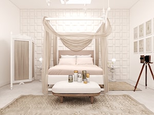 Wizualizacje sypialni - Sypialnia, styl glamour - zdjęcie od 3D SFERA
