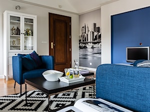Apartament na poddaszu - Salon, styl skandynawski - zdjęcie od Ossowska Architektura Wnętrz