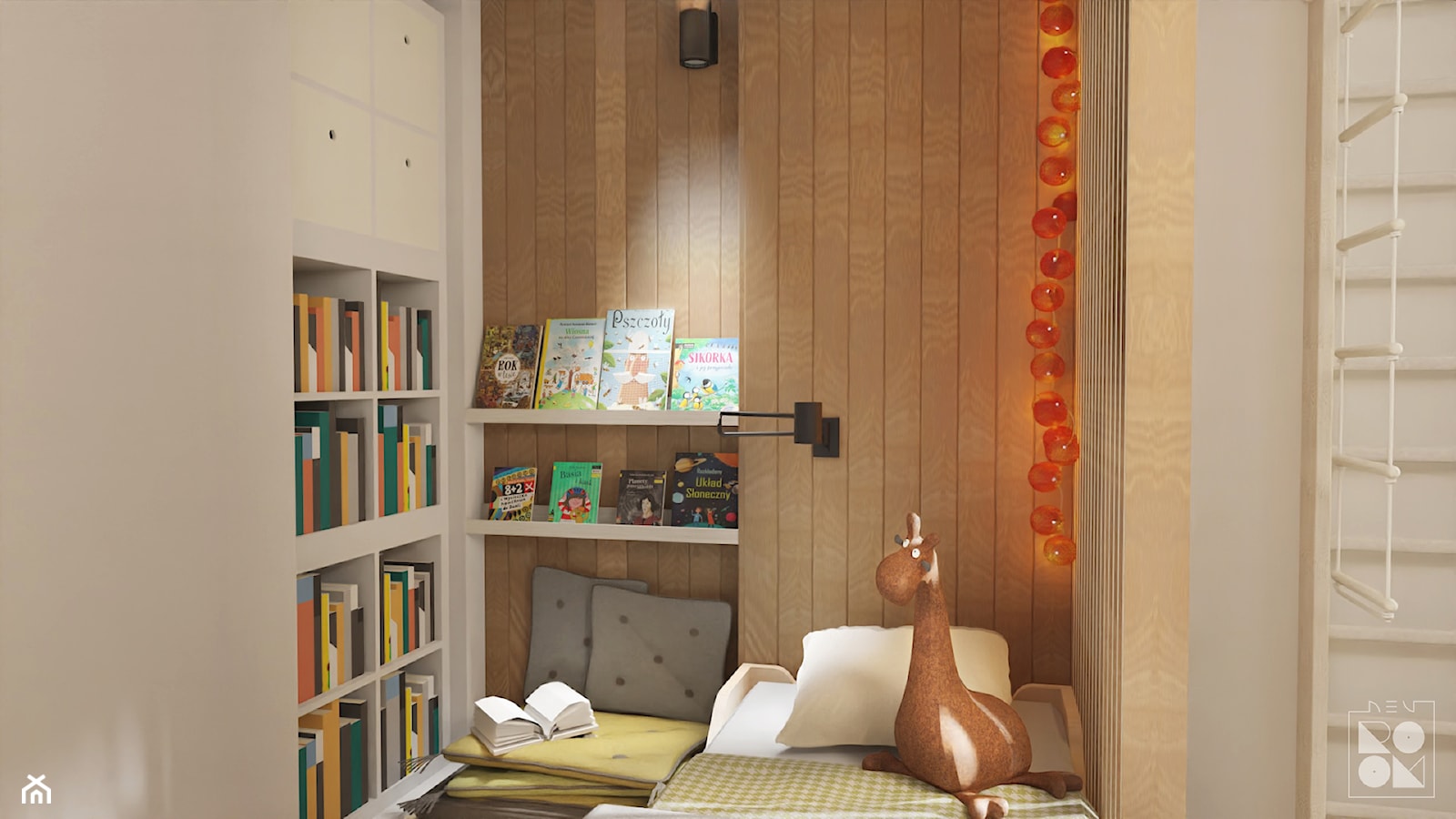 Pokój chłopca, przedszkolaka - Pokój dziecka, styl skandynawski - zdjęcie od NEUROOM - wspierające pokoje dla dzieci - Homebook