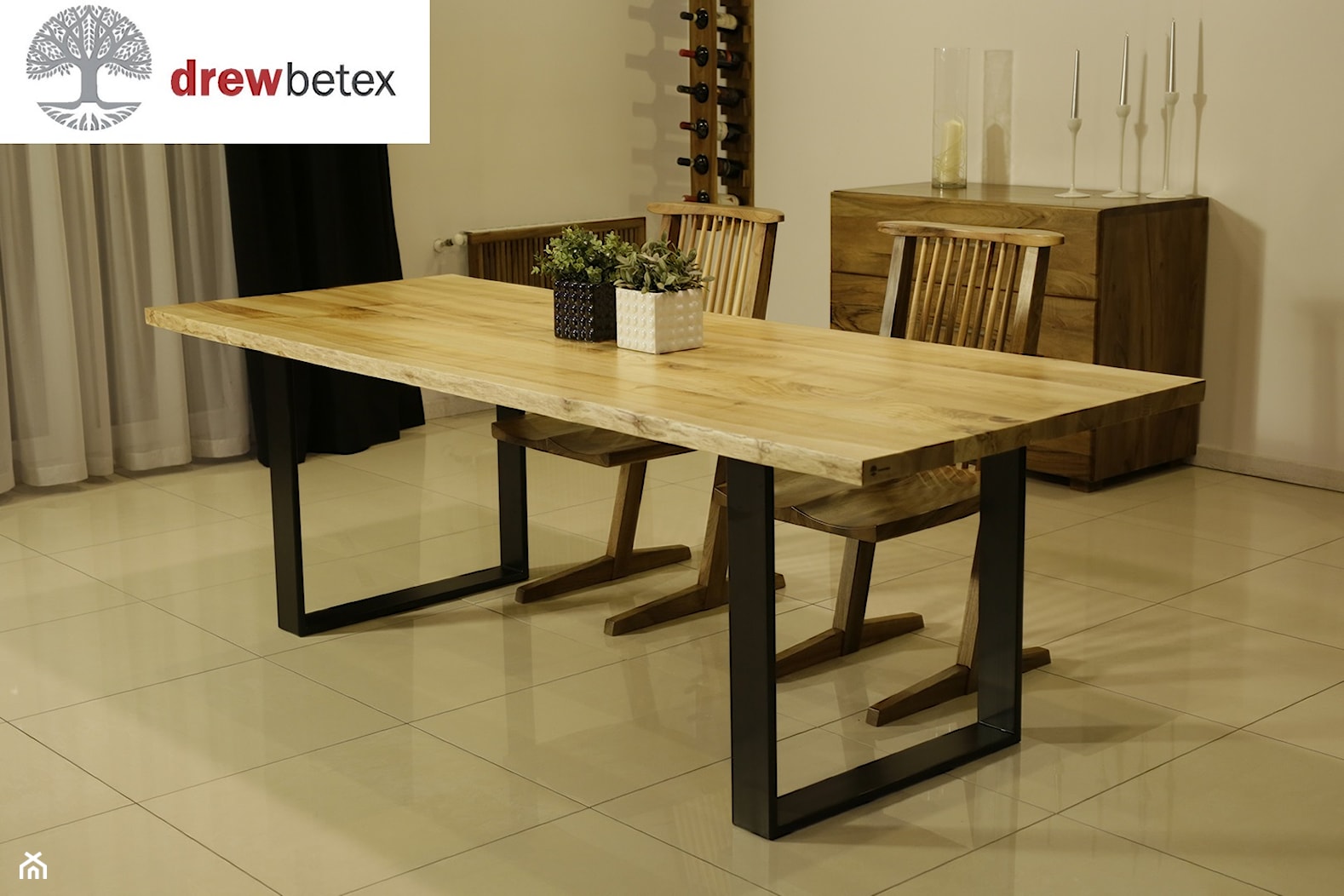 Stół ITALIA z drewna jesionowego - zdjęcie od Drewbetex - Homebook