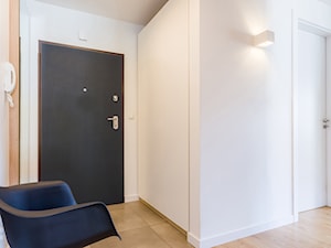 Mieszkanie 60 m2 Osiedle Parkowa - Średni biały hol / przedpokój, styl nowoczesny - zdjęcie od Pracownia_A