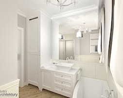 Elegancka łazienka w stylu klasycznym. - zdjęcie od Atelier Architektury - Homebook